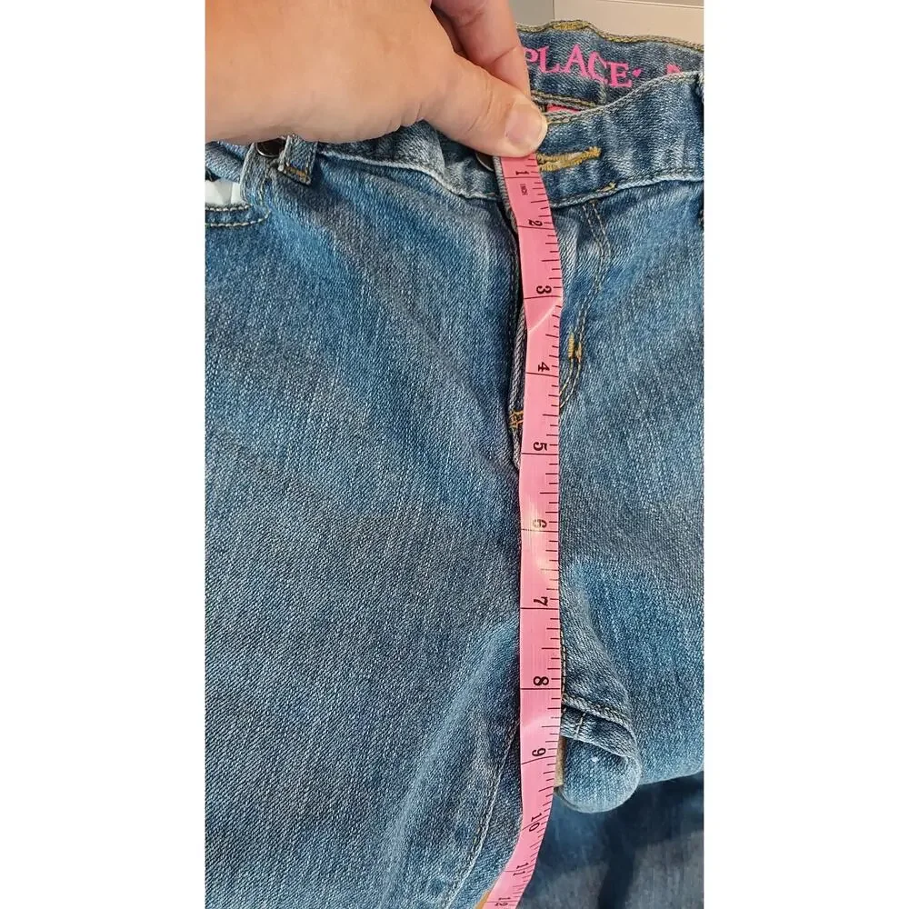 The Childrens Place Girls Mid Rise Jeans Lot of 2 Size 12 - Bootcut and Skinny
